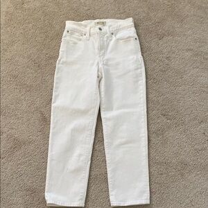 Madewell White Jeans size 25 Petite